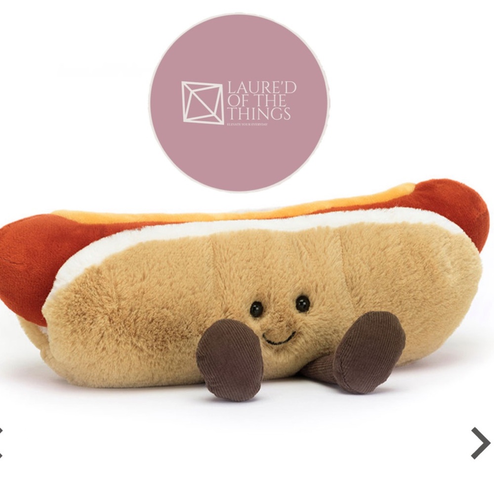 NWT JellyCat Amuseables Hot Dog